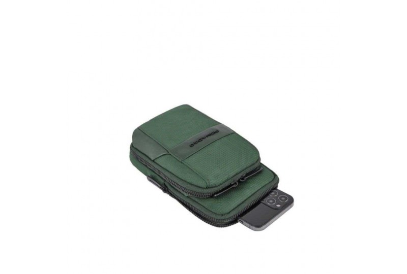 PIQUADRO Porta smartphone da collo Woody