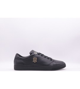 TOMMY HILFIGER SNEAKERS IN PELLE CON MONOGRAMMA TH