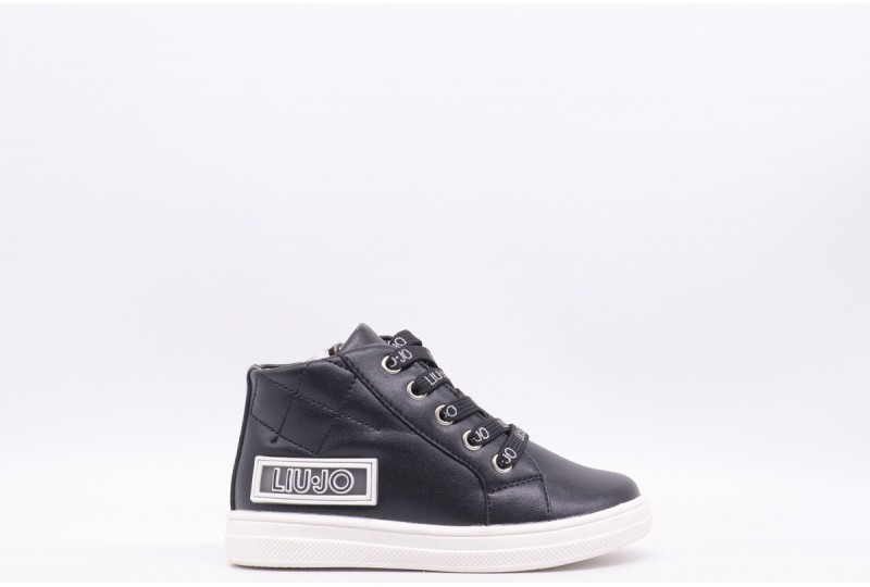 Liu Jo Sneakers Emily Ragazza – Scarpe Stringate In Tela Con Zeppa 4 Cm, Fodera In Pelle, Vestibilità Normale