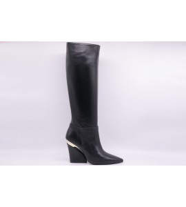 WO MILANO Stivale donna nappa nero