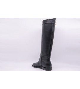 WO MILANO Stivale donna vitello nero