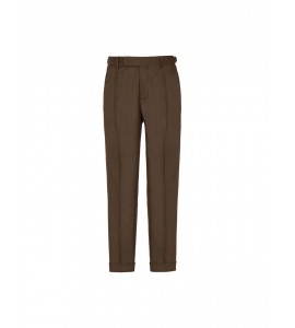 PAOLONI Pantalone flanella lana stretch