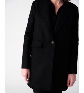 GRIFONI Cappotto Panno Nero