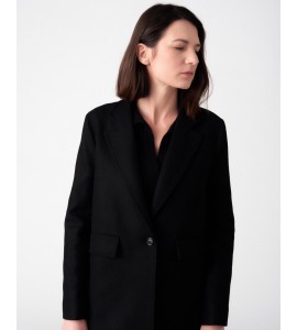 GRIFONI Cappotto Panno Nero
