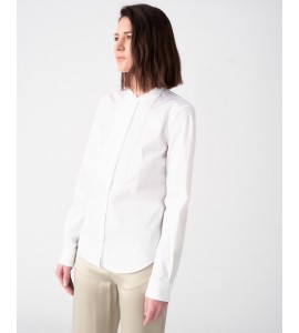 GRIFONI Camicia Plastron Bianco