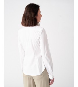 GRIFONI Camicia Plastron Bianco