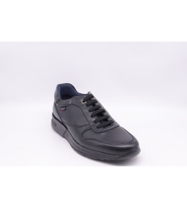 CALLAGHAN Sneakers da uomo in pelle con lacci in tinta