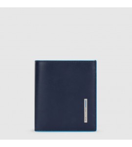 PIQUADRO Portafoglio uomo verticale Blue Square