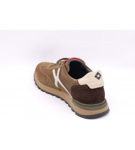 EXTON Sneakers uomo in camoscio grigio