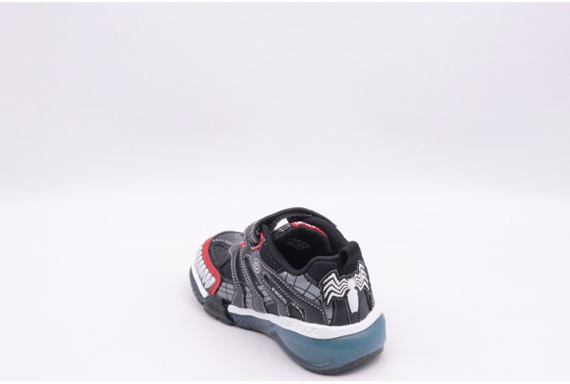 Geox J Bayonyc Spider Man In Navy Red For Kids | Light Up Shoe
