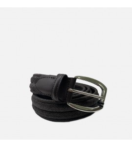 ALBERTO LUTI Cintura uomo elastico spiga beige