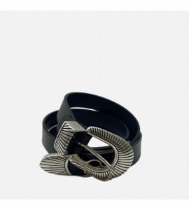ALBERTO LUTI Cintura donna nero