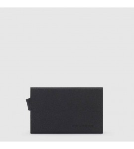 PIQUADRO Porta carte di credito con sliding system Black Square