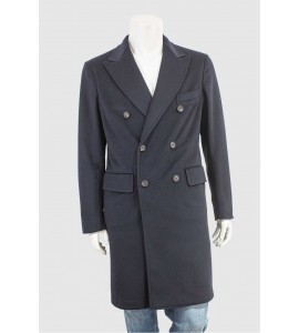 THE GIGI Cappotto cashemere blu
