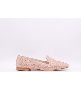 VSL Mocassino donna camoscio rosa