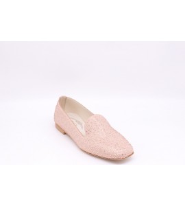 VSL Mocassino donna camoscio rosa