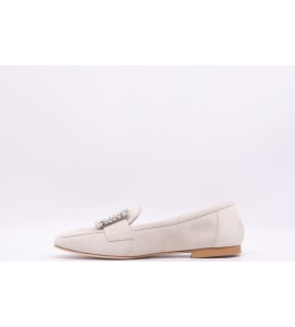 VSL Mocassino donna camoscio burro