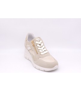 NERO GIARDINI Sneakers donna in camoscio e pelle