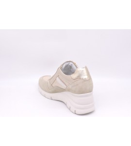NERO GIARDINI Sneakers donna in camoscio e pelle