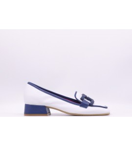 LE BABE Mocassino nappa bianca