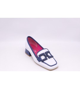 LE BABE Mocassino nappa bianca