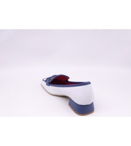 LE BABE Mocassino nappa bianca