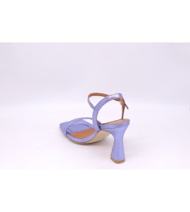 ANGEL ALARCON CAROLE - Sandali da donna in pelle metallizzata con tacco