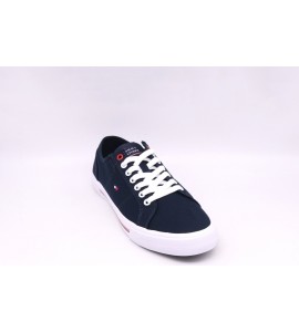 TOMMY HILFIGER CORE CORPORATE CANVAS VULC SNEAKER UOMO