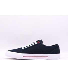 TOMMY HILFIGER CORE CORPORATE CANVAS VULC SNEAKER UOMO