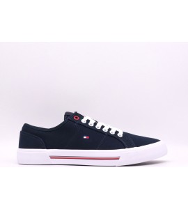 TOMMY HILFIGER CORE CORPORATE CANVAS VULC SNEAKER UOMO