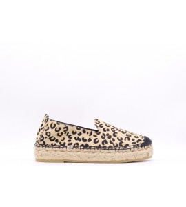 VIDORRETA Espadrilles donna leopardata