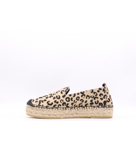 VIDORRETA Espadrilles donna leopardata
