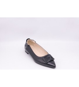NERO GIARDINI Ballerina donna in pelle