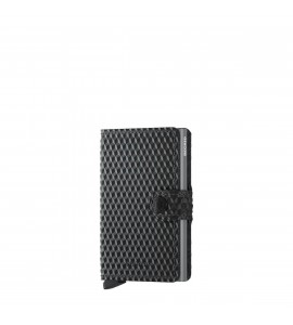 SECRID  MINIWALLET CUBIC BLACK-TITANIUM