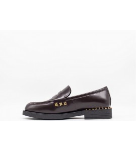 ASH MOCASSINI PENNY WHISPER STUDS IN PELLE