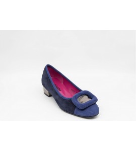 LE BABE Decollete in pelle scamosciata