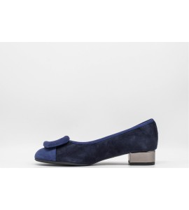 LE BABE Decollete in pelle scamosciata