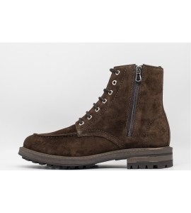 ANTICA CUOIERIA ANKLE BOOT SCAMOSCIATO