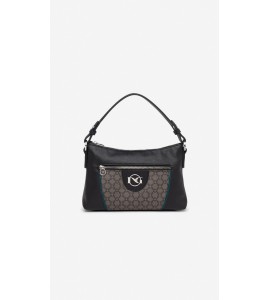 NERO GIARDINI Borsa hobo da donna in materiale tecnico