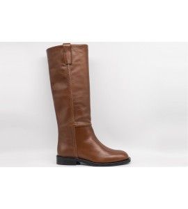BERVICATO Stivale donna cognac