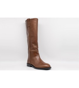 BERVICATO Stivale donna cognac