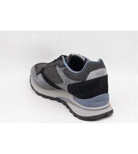 BLAUER Sneakers uomo in pelle e suede