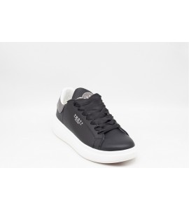Y-NOT Sneakers donna white silver metal