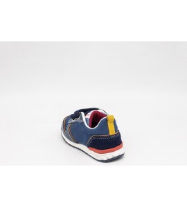FALCOTTO Sneakers in pelle e suede - Navy
