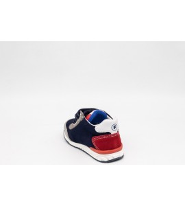 FALCOTTO Sneakers sportive in tessuto tecnico e pelle - Grigio-Navy