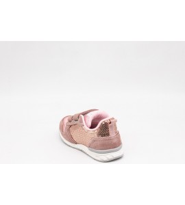 FALCOTTO Sneakers in pelle e tessuto - Cipria