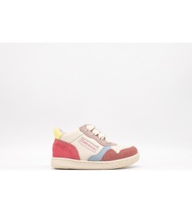 FALCOTTO  Sneakers in suede e tessuto - Milk