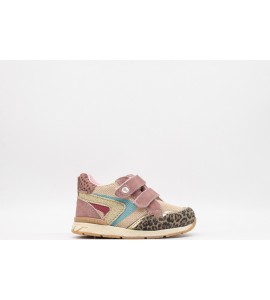 FALCOTTO Sneakers in suede e tessuto tecnico - Platino
