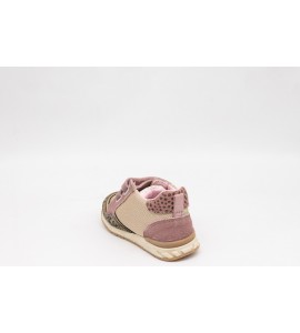 FALCOTTO Sneakers in suede e tessuto tecnico - Platino