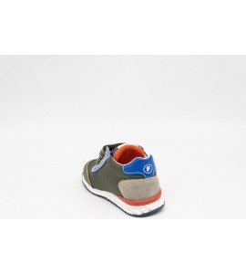 FALCOTTO Sneaker in suede e tessuto camouflage - Militare